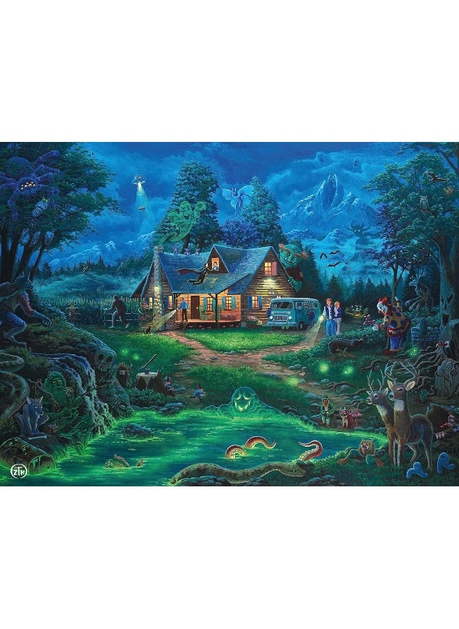 Ceaco Ceaco - A Supernatural Retreat - Glow - 750 Piece Jigsaw Puzzle  - Image 3