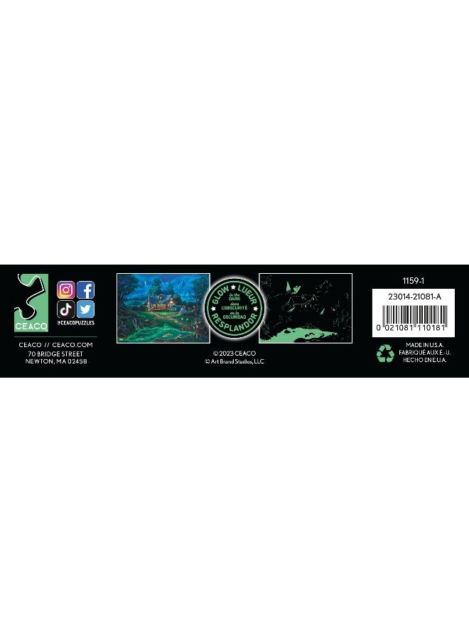 Ceaco Ceaco - A Supernatural Retreat - Glow - 750 Piece Jigsaw Puzzle  - Image 5