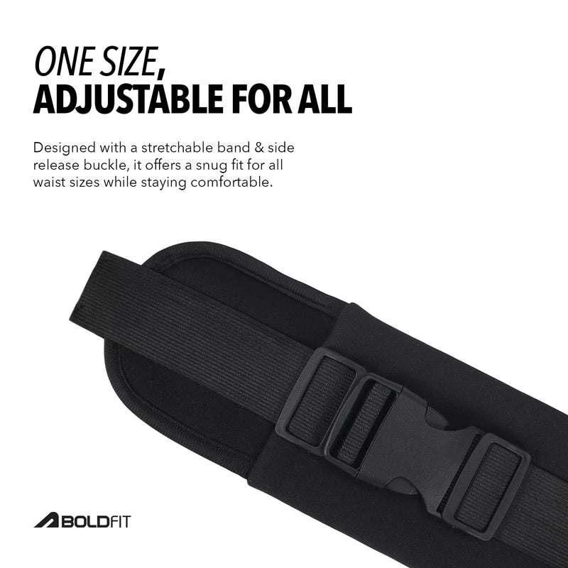 BOLDFIT Running Waist Bag for Men & Women Fanny Bag, Chest Bag Slim Fanny Pack Lightweight Running Belt Waist Pouch for Boys & Girls - Image 3