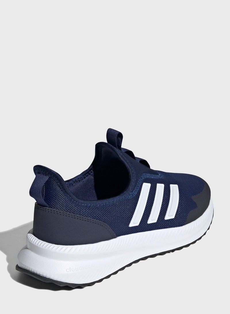 Adidas إكس_بي إل آر بلس          أزرق داكن/أبيض فائق/كربون - Image 4