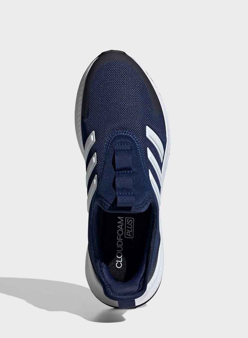 Adidas إكس_بي إل آر بلس          أزرق داكن/أبيض فائق/كربون - Image 5