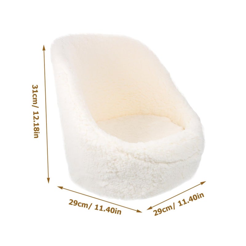 Baby Photography Sofa Chair Prop Beige Comfortable Safe Newborn Infant Photo Sessions - Image 3