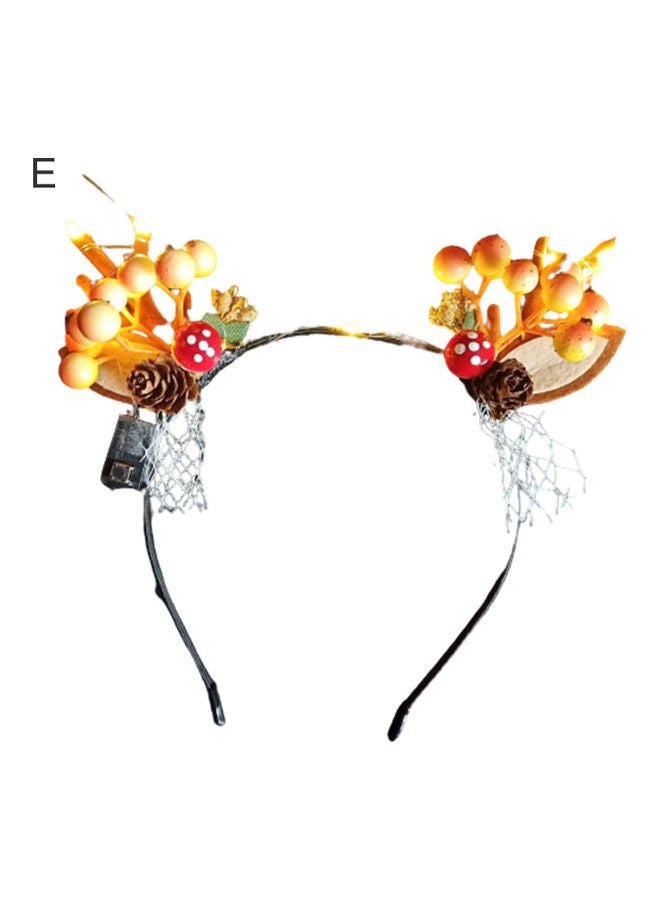 NIBEMINENT LED Luminous Antler Headband