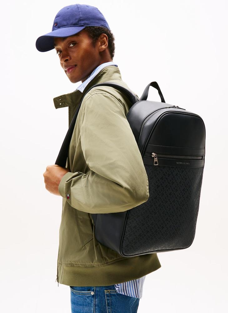 تومي هيلفيغر حقيبة ظهر بسحاب علوي ومقبض علوي كاجوال - Image 5