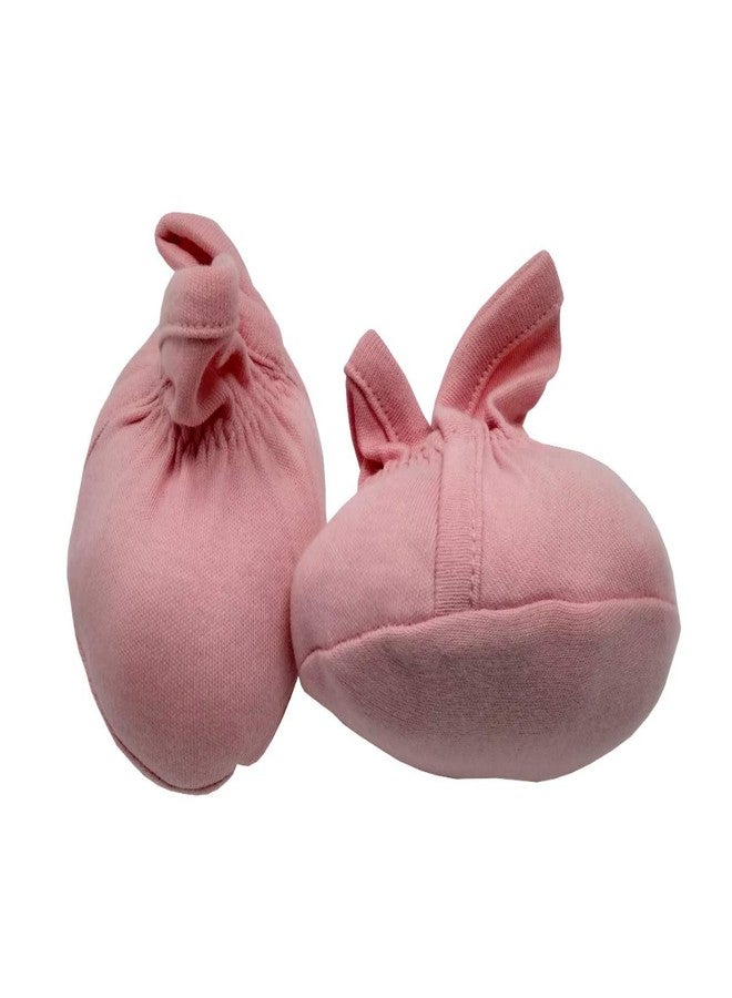 Kaboos Pink Color Baby Booties for Kids(0-6 Month) - Image 3