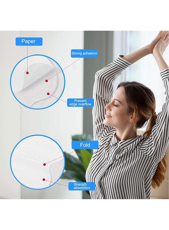 RollsTimi  30Pcs Underarm Sweat Pads, Armpit Sweat Pads for Women and Men, Disposable Underarm Shields Pads for Clothing Sweating Comfortable Unflavored Non Sweat Armpit Protection - Image 2