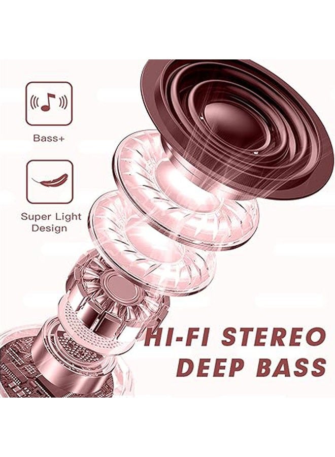 عام سماعات لاسلكية على شكل قلب هي سماعات بلوتوث لاسلكية صغيرة ولطيفة وغير مرئية مثالية للفتيات والفتيان. - Image 5