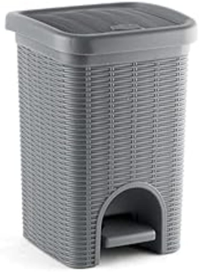 Stefanplast Stefanplast Bathroom dustbin ELEGANCE slate grey 30130 