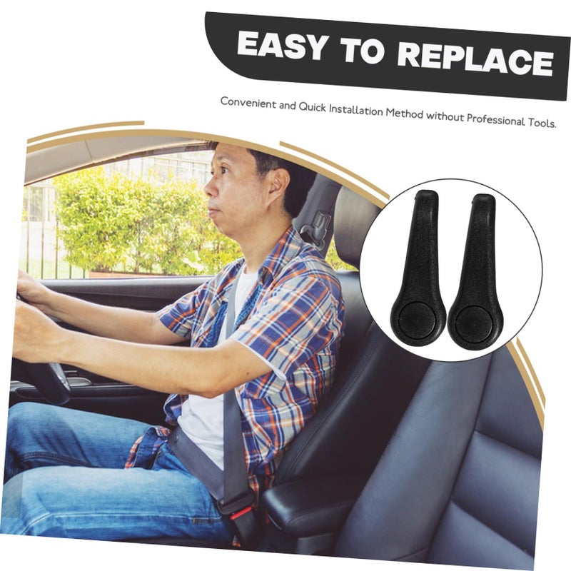 Auto Seat Recliner Handle Replacement Driver Side Back Adjustment Lever Durable Plastic Compatible Various Models - Image 3