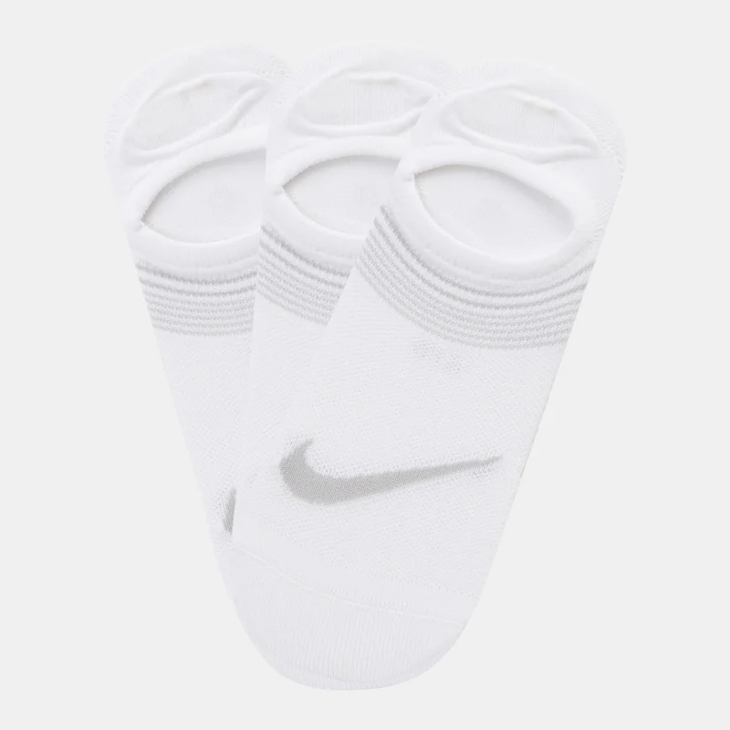 نايكي جوارب إيفريدي لايت ويت للاطفال الكبار (3 أزواج)