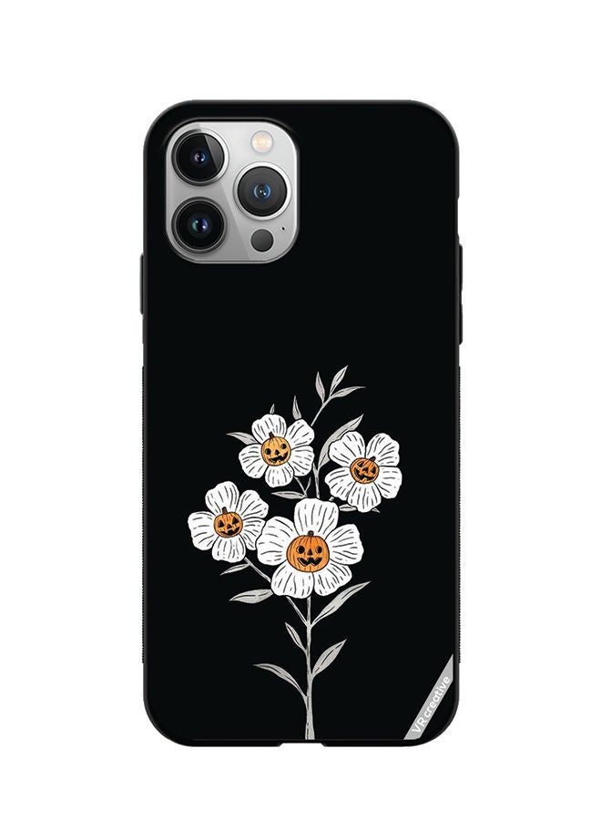 Protective Case Cover For Apple iPhone 11 Pro Halloween Flower Design Multicolour