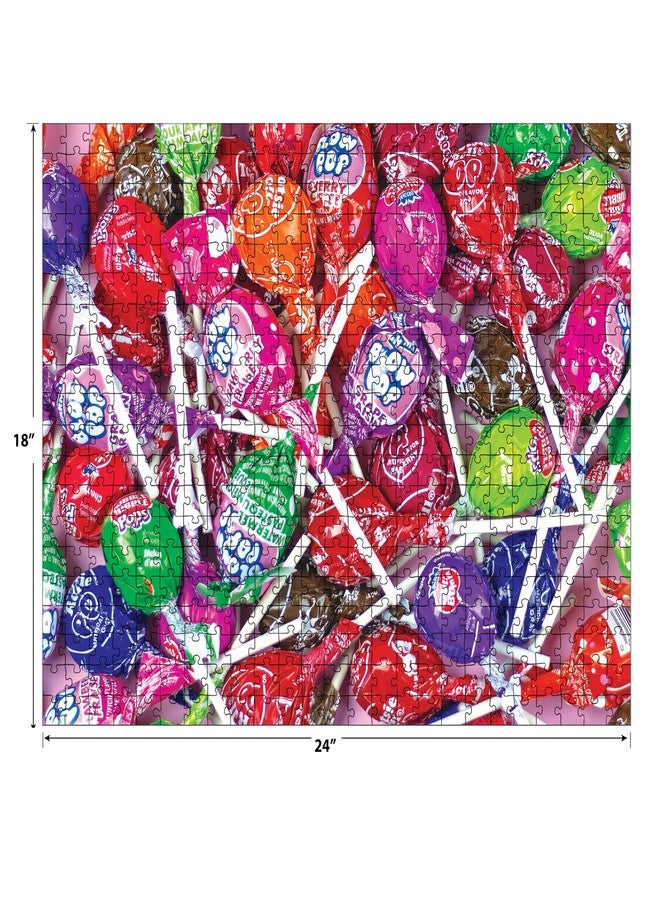 Rose Art RoseArt - Snack Assortment- Blow Pop & Tootsie Roll Lollipop - 500 Piece Jigsaw Puzzle, Candy-Themed Puzzle for Adults - Image 3