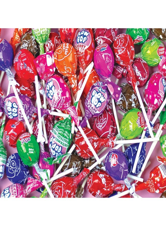 Rose Art RoseArt - Snack Assortment- Blow Pop & Tootsie Roll Lollipop - 500 Piece Jigsaw Puzzle, Candy-Themed Puzzle for Adults - Image 1
