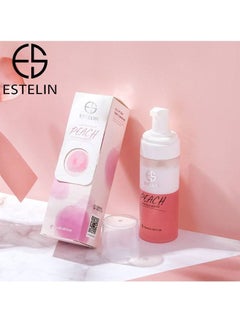 ESTELIN Skin Care Deep Cleaning Pore Cleaning Peach Cleansing Mousse 135ml  - Image 4