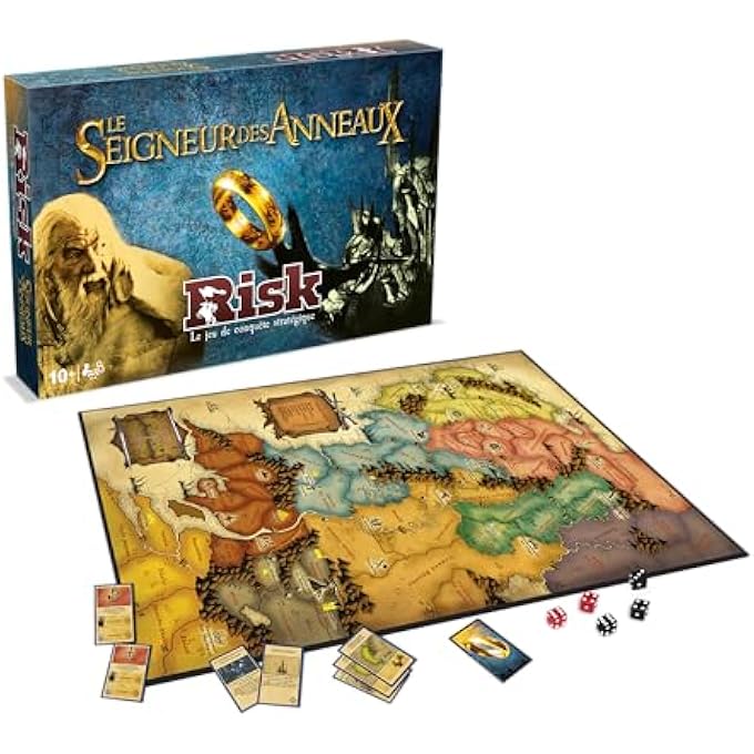 Winning Moves Lord of the Rings Board Game  25 Players Ages 10 and Up - Image 1