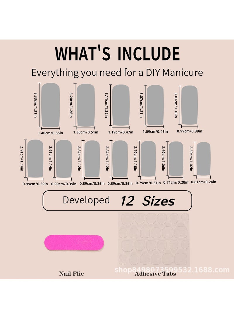 Goolsky Wearing nails sweet wind Wind Bear Fudge Penta Star Strawberry Little Love Lovely Wear Nail Film - Image 4