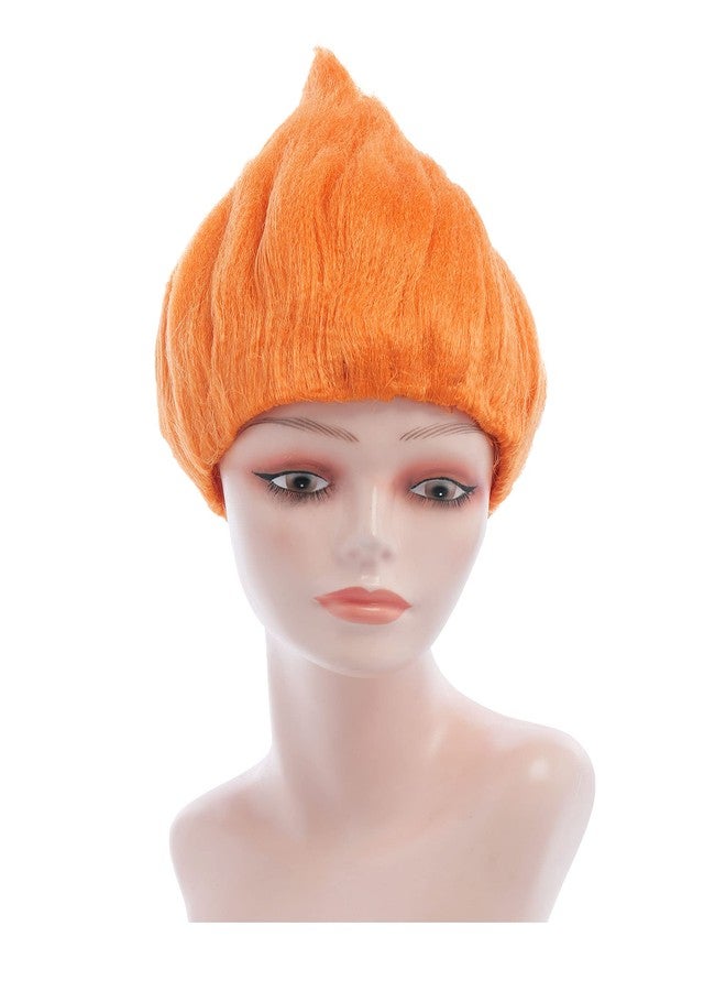 Cosplay.fm Pure Troll Wig for Men Cosplay Party (Orange) - Image 2