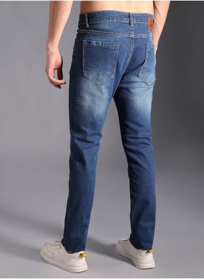 HIGH STAR Men’s Straight Tapered Indigo Jeans – Modern and Easy  - Image 5