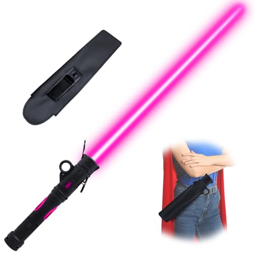 ANNDOFY Light Up Saber for Kids LED Light Swords Set with 25 Color Changing Electronic Lights FX Sound for Galaxy War Fighter Warriors Halloween Dress Up Parties with Belt Clip - Image 1