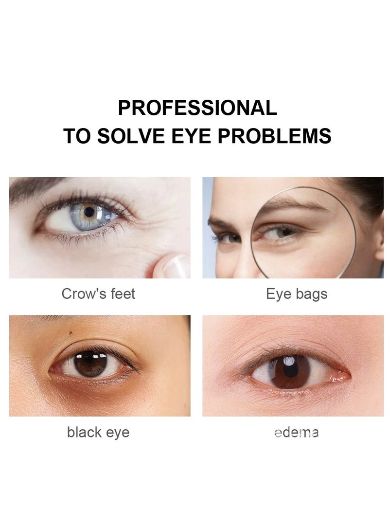 LANEMAY Snake Peptide Eye Cream Anti Wrinkle Dark Circle Eye Bag Remover Moisturizing Firming Eye Serum for Men and Women - Image 2