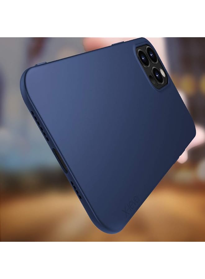 إكس ليفيل جراب متوافق مع هاتف Iphone 12 Pro Max رفيع للغاية ومرن وناعم من مادة TPU بلمسة نهائية غير لامعة مع قبضة رفيعة جراب هاتف Guardian Series خفيف واقٍ خلفي لهاتف Iphone 12 Pro Max مقاس 6.7 بوصة 2020 - Image 3
