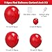 YMSZ Red Balloons Garland Arch kit 114pcs Red Latex Balloon with Different Sizes for Birthday Graduation Valentines Christmas Wedding Party Decorations - Image 4