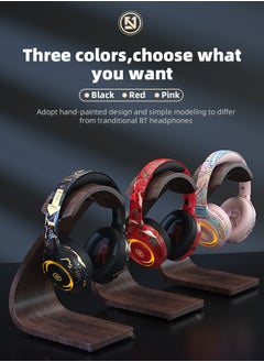 AL-WAHA AL-ZHABIA Over-Ear Wireless Gaming Headset with Noise-Cancelling Mic | Bluetooth 5.2 | 40-Hour Playtime | Compatible with PS5, PS4, PC, Switch, Mac & Android  - Image 4