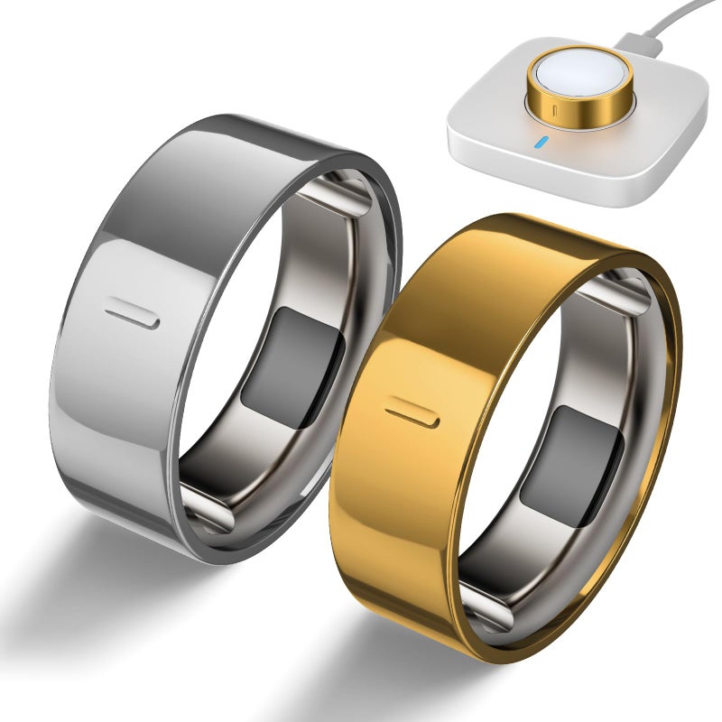 BandRain High-Gloss Plated Covers Compatible with Oura Ring Gen 4/Oura Gen 3 Cover, Anti-Scratch Ultra-Thin TPU Ring Protector Case Accessories for Women Men - Not for Oura 4 Ceramic - Image 1