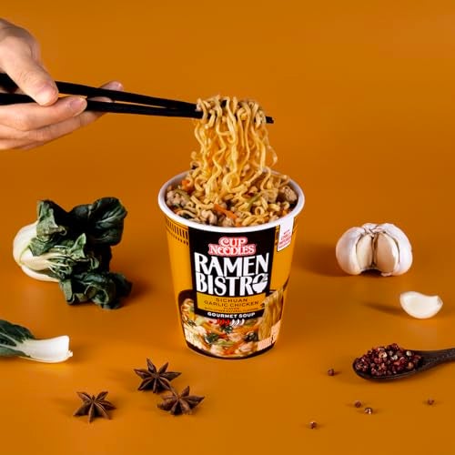Nissin Cup Noodle Ramen Bistro, Sichuan Garlic Chicken, 3.1 Ounce (Pack of 6) - Image 3