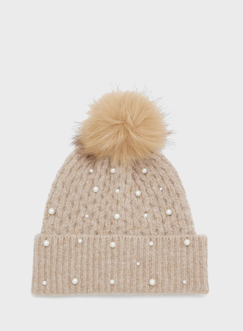 VERO MODA Vmmaddie Embellish Beanie-Scarf Giftbox