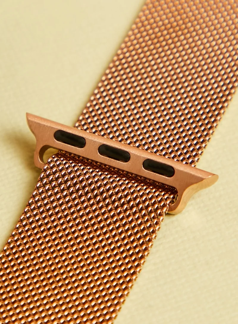 COCONUT LANE Magnetic Chain Rose Gold Apple Watch Strap 38/40mm