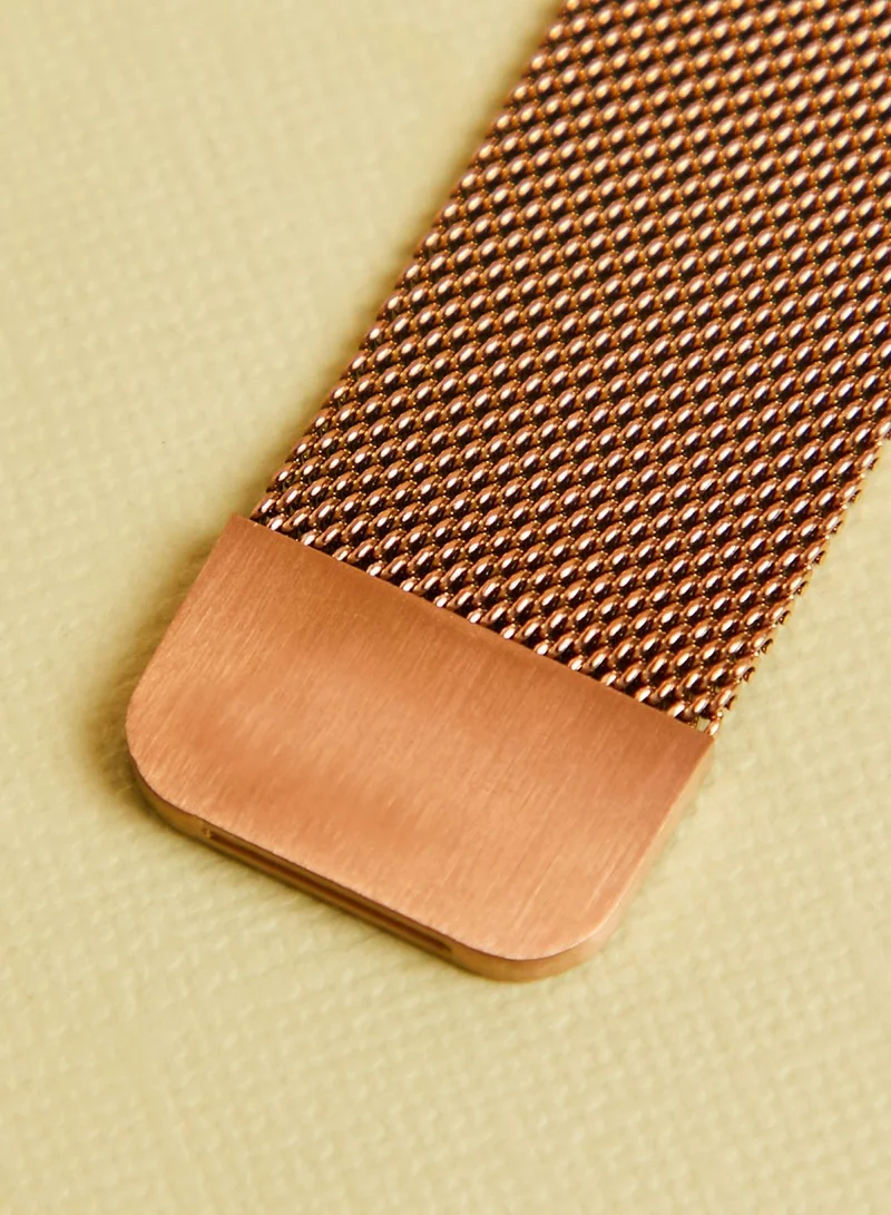 COCONUT LANE Magnetic Chain Rose Gold Apple Watch Strap 38/40mm