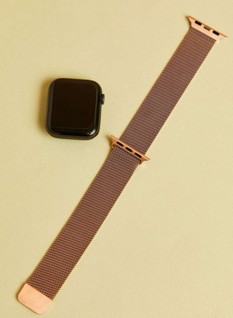 COCONUT LANE Magnetic Chain Rose Gold Apple Watch Strap 38/40mm