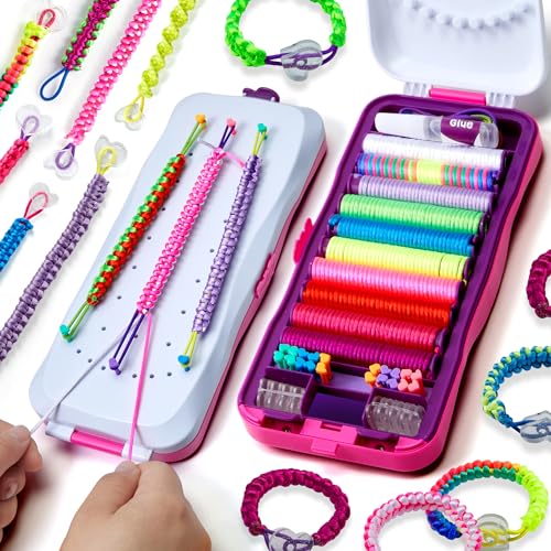 Pretty Me Friendship Bracelet Making Kit for Girls Crafts for Girl String Bracelets Maker Gifts for 812 Year Old Kid Birthday Gift Ideas Kits Toys Ages 8 9 10 11 12 Kids Age 812 Olds - Image 1