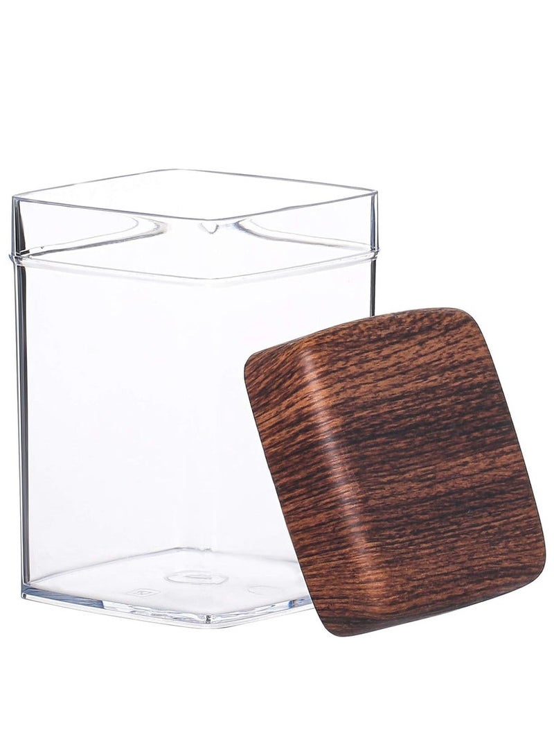 إيفيلين مرطبان بلاستيكي مربع من إيفلين سعة 1 لتر - 10818M - Image 2