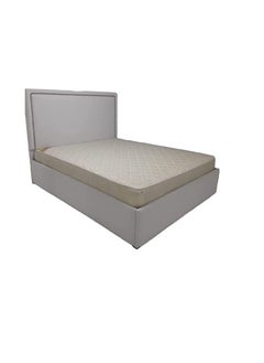 Ivory Padded Bed Frame Queen Size (160cm x 200cm)
