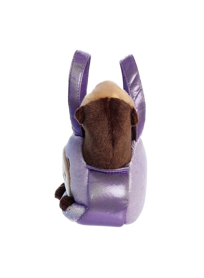 Aurora® Fashionable Fancy Pals™ Peek-A-Boo Otter™ Stuffed Animal - On-The-go Companions - Stylish Accessories - Brown 7 Inches - Image 3