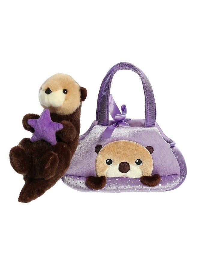 Aurora® Fashionable Fancy Pals™ Peek-A-Boo Otter™ Stuffed Animal - On-The-go Companions - Stylish Accessories - Brown 7 Inches - Image 5