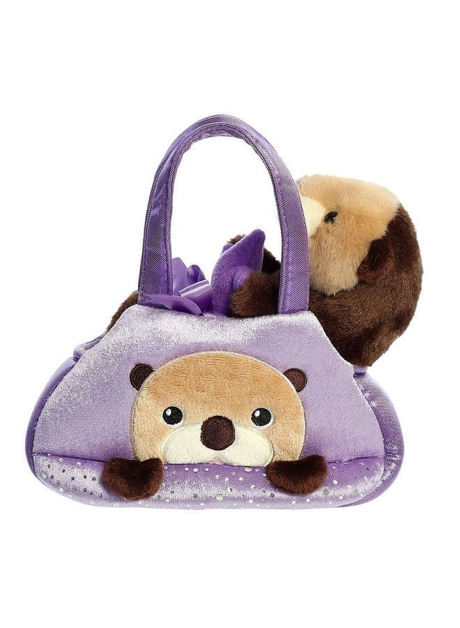 Aurora® Fashionable Fancy Pals™ Peek-A-Boo Otter™ Stuffed Animal - On-The-go Companions - Stylish Accessories - Brown 7 Inches - Image 2