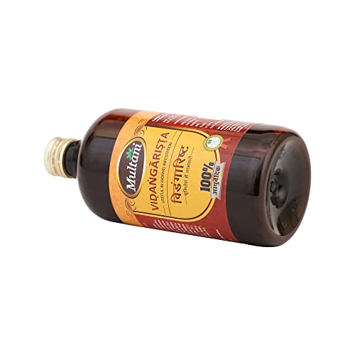 Multani Vidangarishta | Useful In Intestinal Worms | Beneficial In Swellings, Nausea, Vomiting, Diarrhoea, Fistula, and Abdominal Pain | Ayurvedic Tonic| 450 ML - Image 4