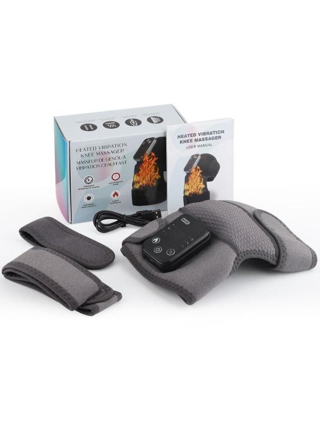 BlueFire Electric Heated Vibration Shoulder and Elbow Brace with Digital Controller – 3 Heating Levels & 3 Vibration Modes – Portable Shoulder, Knee, and Arm Massage Pad for Pain Relief, Muscle Relaxation, and Joint Fatigue Recovery - Image 1