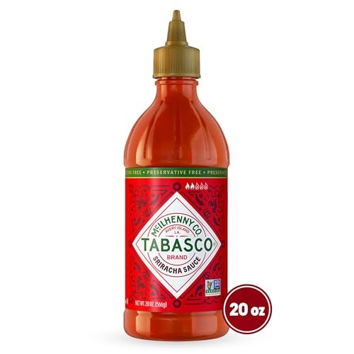 TABASCO Brand Sriracha Sauce, Medium Hot Sauce, Easy-to-Squeeze Bottle, Thai-Style with Louisiana Twist, Rich & Bold Flavor, Great on Stir-Fry, Teriyaki, & More, 20 Oz (Pack of 1) - Image 2