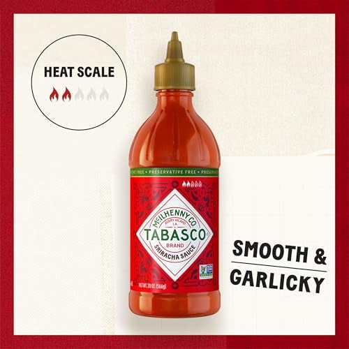 TABASCO Brand Sriracha Sauce, Medium Hot Sauce, Easy-to-Squeeze Bottle, Thai-Style with Louisiana Twist, Rich & Bold Flavor, Great on Stir-Fry, Teriyaki, & More, 20 Oz (Pack of 1) - Image 3