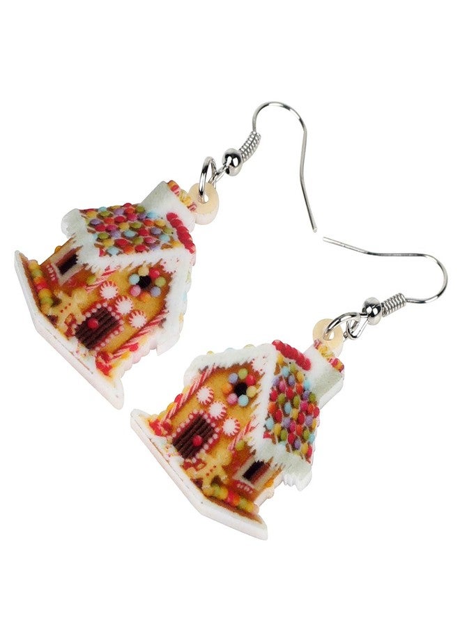 DALANE Christmas Acrylic Funny Candy House Earrings Dangle Novelty Jewelry Gifts for Women Charms (Multi) - Image 4