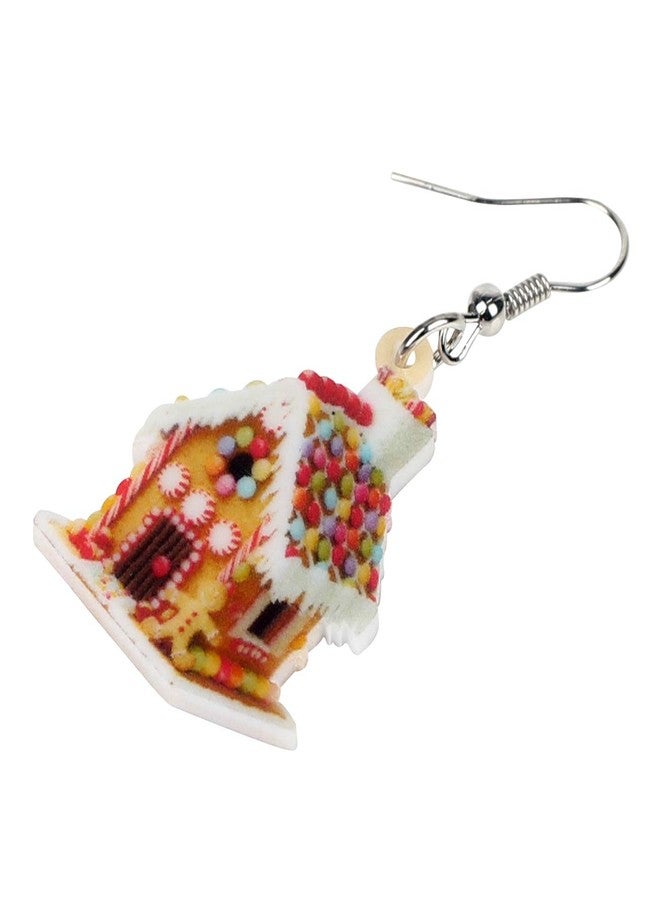 DALANE Christmas Acrylic Funny Candy House Earrings Dangle Novelty Jewelry Gifts for Women Charms (Multi) - Image 3