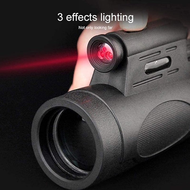 Professional 12x50 High Power Monocular Telescope Waterproof for Birdwatching Hiking Camping - Image 3