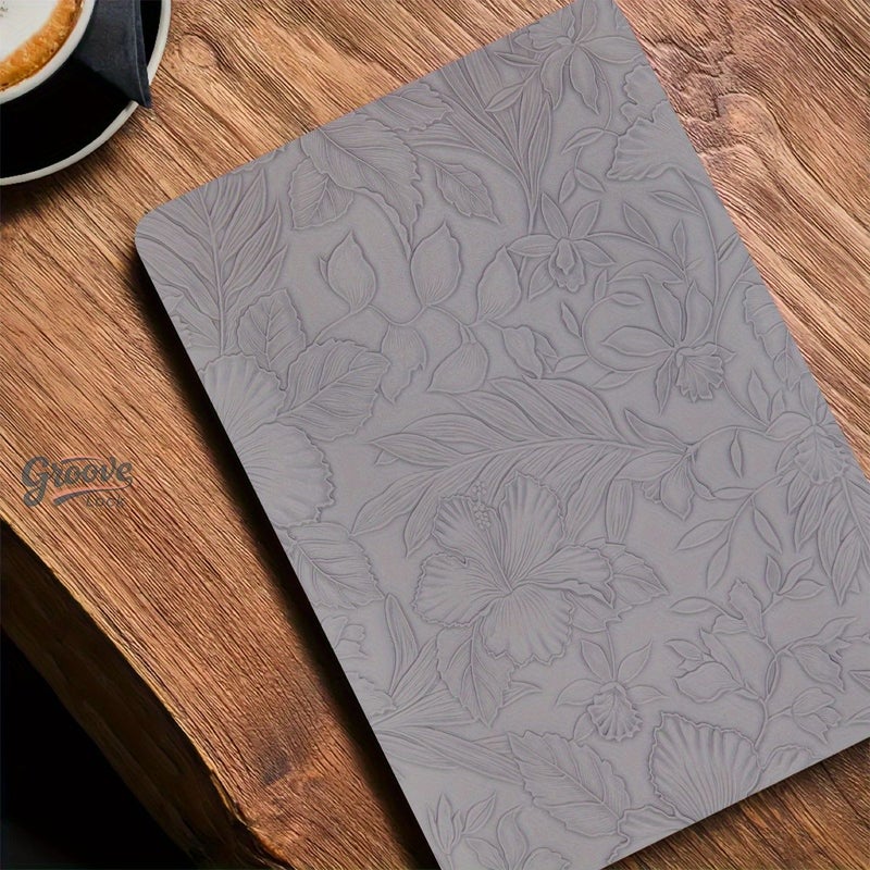 Embossed Relief Pattern Mixed Color Soft PU Laptop Case Scratch Resistant Protective Cover For 2021-2025 MacBook Pro 14 - Image 4