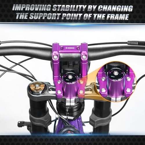 NICECNC Purple 20/30MM Front Handlebar Bar Riser Mount Bracket Compatible with Surron light bee X Surron light bee S Surron light bee L1E Segway X160 Segway X260 - Image 5