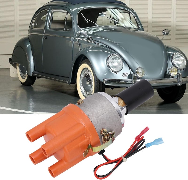 Anti topple design SIXRUN Heavy Duty Distributor Electronic Ignition, Advanced Steel Gear, Quick Start, for Ghia Fastback Squareback, 0231178009EL, 0231178003 Heat resistant - Image 5