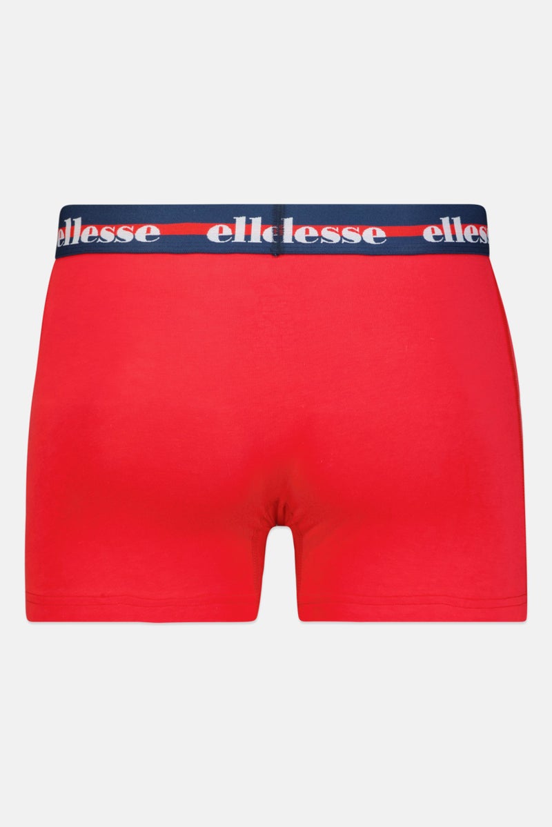 Ellesse Men 3 Pack Brand Logo Trunks, Multicolor - Image 3